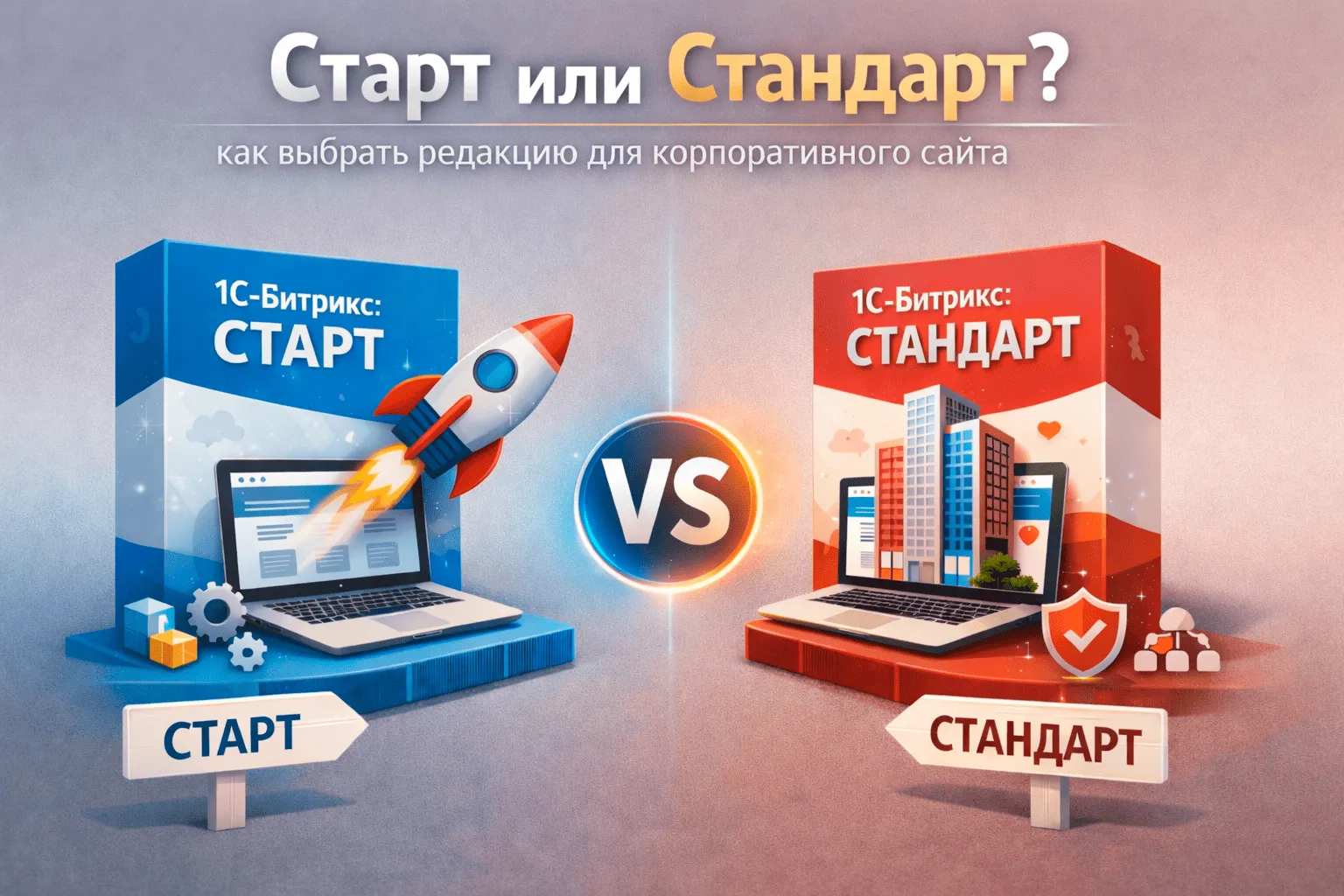 Старт или Стандарт: как выбрать редакцию для корпоративного сайта в Оренбурге